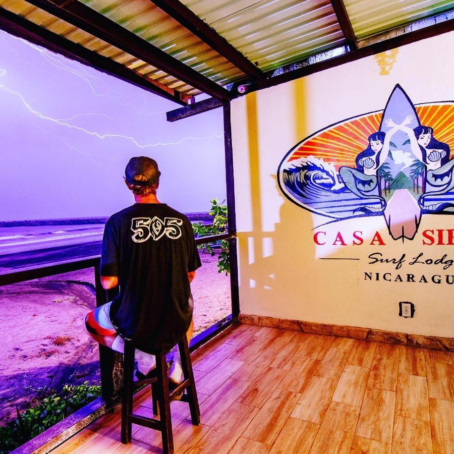 Sirena Surf Lodge Miramar Nicaragua מראה חיצוני תמונה